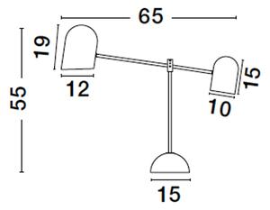 Stolní lampa Nela – E27