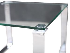 60x110 cm SIMPLE clear konferenční stolek