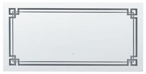 LED koupelnové zrcadlo AVRANCHES 120 cm 60 cm Stříbrná