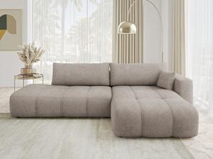 Rohová rozkládací sedačka Larow O Boucle, Potah: Coral 50, Strana pohovky: pravá 5903211451836