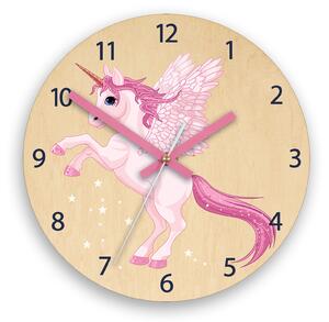 Dětské nástěnné hodiny Unicorn