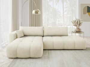 Rohová rozkládací sedačka Larow O Boucle, Potah: Coral 65, Strana pohovky: levá 5903211459474