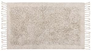 Koberec BITLIS Světle béžová 80 x 150 cm Bavlna