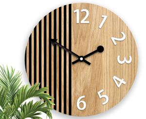 Dřevěné nástěnné hodiny Londýn