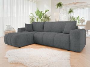Rohová rozkládací sedačka Larow Boucle, Potah: Coral 80 5903211452086