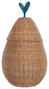 Dětský košík Hruška VAGSOY Ratan Přírodní