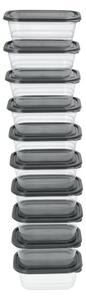 Silvercrest® Sada potravinových dóz XXL (10 x 0,6 l) (100397531001)