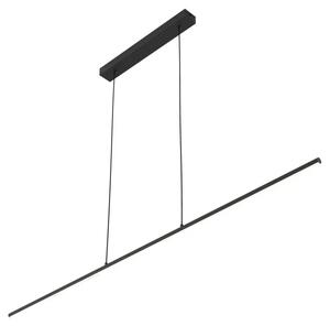 Moderní lustr Marlene 120 3000k černá – LED integrovaný