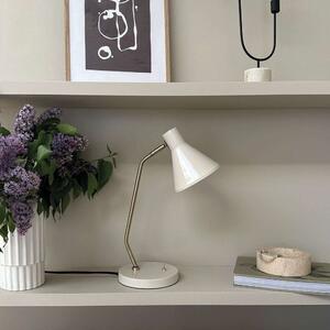 DybergLarsen - Sleep Stolní Lampa Shiny White/Antique BrassDybergLarsen - Lampemesteren