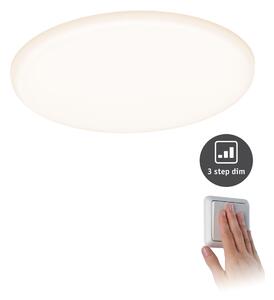 P 93063 LED vestavné svítidlo Veluna VariFit IP44 3-krokové-stmívatelné kruhové 185 17W 3.000K satén - PAULMANN