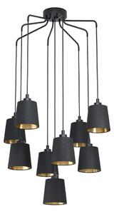 Eglo 39739 - Lustr na lanku BERNABETTA 9xE27/40W/230V černá