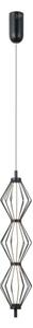 ITALUX PND-34403-3V-BK - LED Lustr na lanku SEVILLA LED/15W/230V 3000K černá