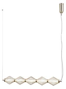 ITALUX PND-34403-5-HBR - LED Lustr na lanku SEVILLA LED/25W/230V 3000K zlatá
