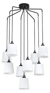Eglo 39738 - Lustr na lanku BERNABETTA 9xE27/40W/230V bílá