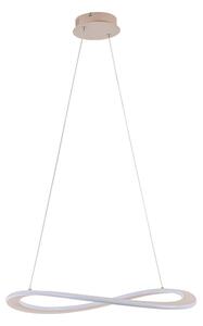 LED Lustr na lanku CASHMERE LED/40W/230V pr. 59,5 cm béžová