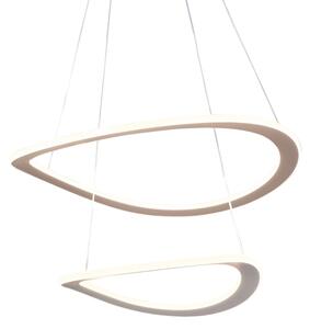 LED Lustr na lanku CASHMERE LED/75W/230V pr. 59,5 béžová