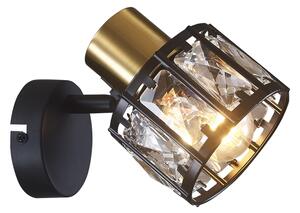 Nástěnná lampa ZAHARA 1xE27/10W/230V černá