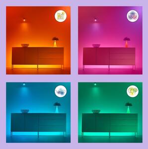 LED RGBW Stmívatelná žárovka A80 E27/18,5W/230V 2200-6500K CRI 90 Wi-Fi - WiZ
