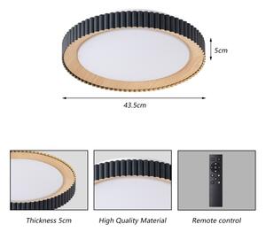 Brilagi - LED Stmív. strop. sv. NEXO LED/48W/230V 3000-6000K černá pr. 43 cm +DO