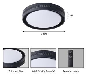 Brilagi -LED Stmív. strop. sv. KREON LED/54W/230V 3000-6000K černá pr. 38 cm +DO