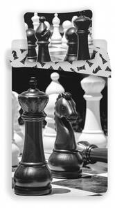 Bavlněné povlečení fototisk Šachy, 140x200, 70x90cm