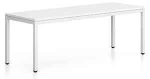 Lavice FRAME, bílá podnož, 1685 x 404 x 468 mm, bílá