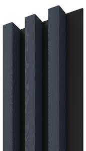 WOOD COLLECTION Dřevěná lamela LINEA SLIM 3 - woodblue / černá