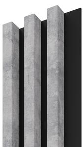 WOOD COLLECTION Dřevěná lamela LINEA SLIM 3 - urban / černá