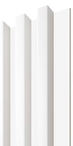 WOOD COLLECTION Dřevěná lamela LINEA SLIM 3 - bílá / bílá