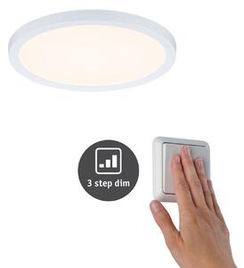 P 93049 LED vestavné svítidlo Areo VariFit IP44 3-krokové-stmívatelné 175mm 13W 3.000K bílá - PAULMANN