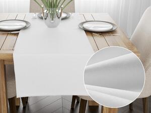 Biante Bavlněný běhoun na stůl Moni MO-020 Bílý 20x120 cm