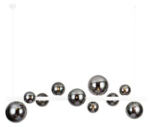 Lustr na lanku Bubbles 10 bílé – Bílá