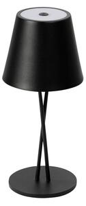 Lindby - Janea Cross Přenosné Stolní Lampa Dim. IP54 Černá