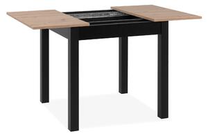 Jídelní stůl BUD 80 dub artisan/černá