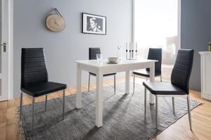 Jídelní stůl BUD bílá, 120x70 cm