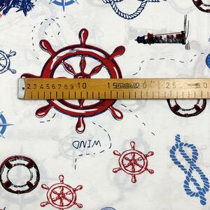Ervi bavlna š.240cm - mořská dobrodružství č.45571-10, metráž