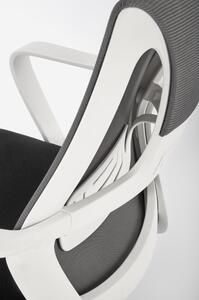 Kancelářská židle VOLDIZ šedá/bílá