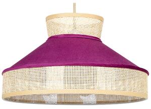 Závěsná lampa BATALI Ratan Fuchsiová