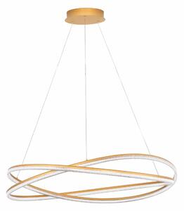 Designový lustr Ophelia zlatá