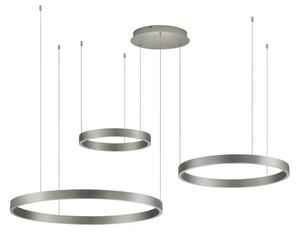 Moderní lustr Elowen 3 stříbrná – Šedá
