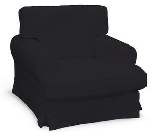 Potah na křeslo IKEA Ekeskog barva černá látka pletený vzor