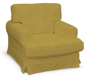 Potah na křeslo IKEA Ekeskog barva žlutá látka pletený vzor