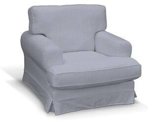 Potah na křeslo IKEA Ekeskog barva modrá látka pletený vzor