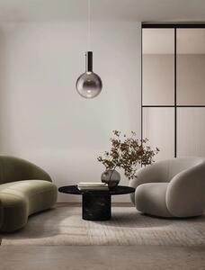 Designový lustr Entero smoky