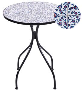 Bistro stolek CAMPRENA 60 cm 60 cm Kov Černá