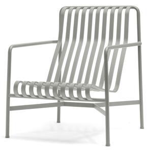 HAY Křeslo Palissade Lounge Chair High, sky grey