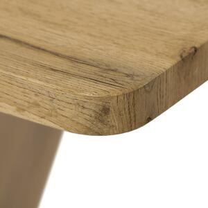 Jídelní stůl, 140x80x76 cm, MDF deska, 3D dekor divoký dub