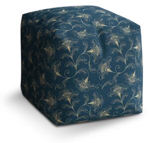 Sablio Taburet Cube Vintage ornamenty: 40x40x40 cm