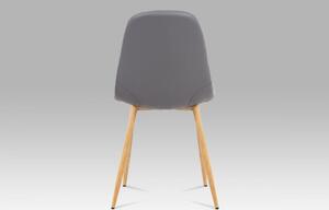 Jídelní židle CT-391 eko kůže / látka / kov Autronic Cappuccino