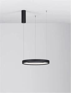LED lustr Perrine 40 černé – Černá